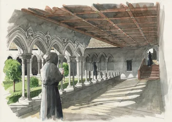 Kreuzgang, Lanercost Priory, 13. Jahrhundert, ca. 2000-2010