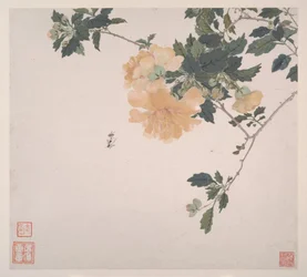 Insekten und Blumen, datiert 1865 (Album von acht Blättern)