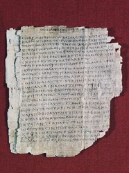 66 oder Papyrus Bodmer II, ca. 200, nahezu vollständiger Kodex des Johannesevangeliums in griechischer Sprache, Bodmer-Bibliothek, Genf, Schweiz
