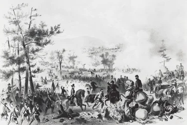 Schlacht von Gettysburg, Sieg der Unionskräfte unter George Gordon Meade und Niederlage von General Robert Edward Lee, 1.-3. Juli