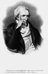 Graf Rumford, anglo-amerikanischer Wissenschaftler und Verwalter