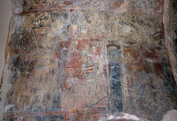 Fresko in der Kirche des Erzengels Michael, Kantanos, Kreta, Griechenland