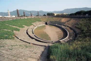 Italien, Region Kampanien, Pompeji, Amphitheater