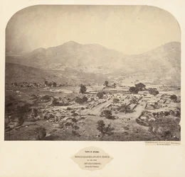 Ansichten von Mysore: Bhoganarasimhaswamis Tempel, in der Festung, Devarayadroog (vom Plateau)