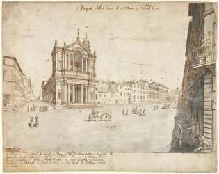 Achtzehn Ansichten von Rom: Santa Maria in Via Lata