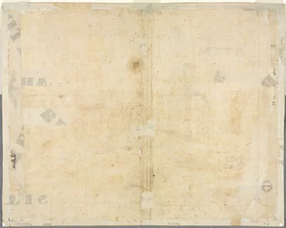 Skizzen von Fenstern und Pilastern des Dachgeschosses des Collegio di Propaganda Fide (verso)