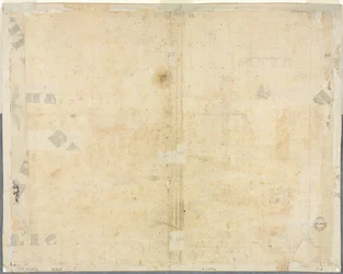 Skizzen von Fenstern und Pilastern des Dachgeschosses des Collegio di Propaganda Fide (verso), 16. Jahrhundert