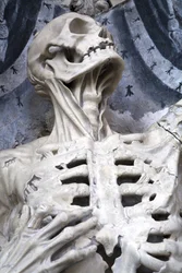 Der Gehäutete, oder Das Skelett (Detail)