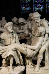 Die Grablegung und die Ohnmacht der Jungfrau