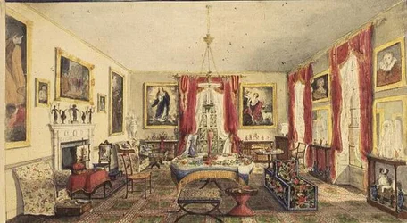 Das Wohnzimmer in Aynhoe