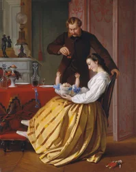 Konversationsstück, ca. 1851-52