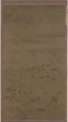 Gänse landen auf Sand, Ming-Dynastie, 1621