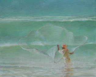 Einsamer Fischer 2019