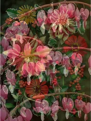 Hängende Frühlingscollage, 2017