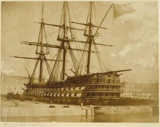 H.M.S. Duke of Wellington in Keyham, England