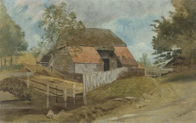 Alte Scheune, um 1855