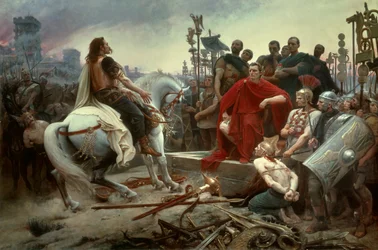 Vercingetorix geht zu Caesar