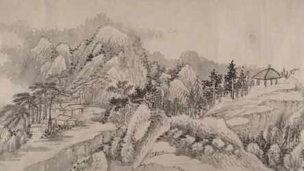 Abgelegene Täler und tiefe Wälder, datiert 1678