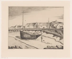 Siedlung an der Küste
