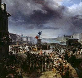 Die Nationalgarde von Paris zieht in die Armee, September 1792
