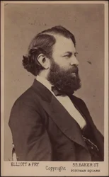 Porträt des Geigers und Komponisten Joseph Joachim 1831-1907, ca. 1875