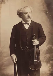 Porträt des Geigers und Komponisten Pablo de Sarasate 1844-1908, ca. 1895