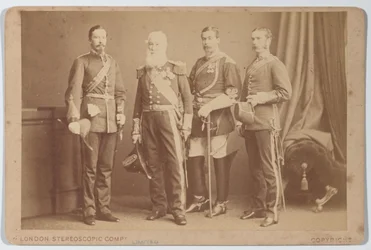 Mitglieder der Familie Sartorius, um 1870
