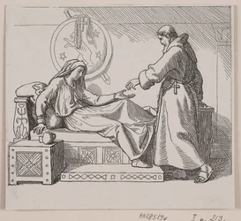 Illustration zu "Svend Tveskægs Zug nach England und die Schlacht bei Svold"
