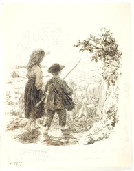 Marie und Jujules als Schäfer