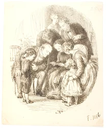 Vorlesen. Familiengruppe
