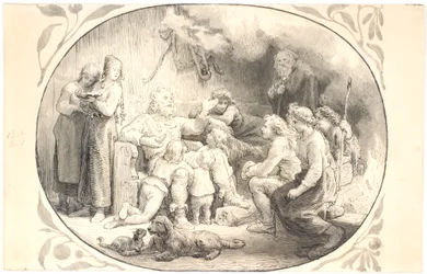 Illustration zum Kapitel "Die Gefolgschaft kehrt heim"