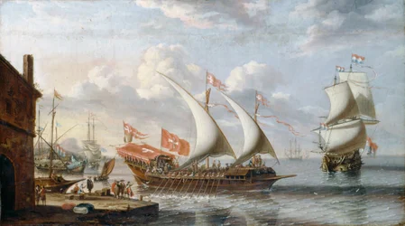 Eine Galeere von Malta, ca. 1680