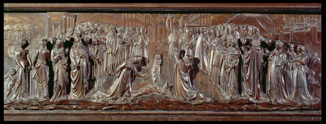 Der Schrein des Hl. Zenobius (Detail)
