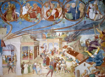 Martyrium der Heiligen Barbara (Detail)