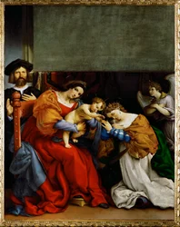 Mystische Hochzeit der Heiligen Katharina von Siena
