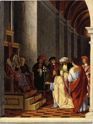 Heiliger Josef vor dem Hohepriester