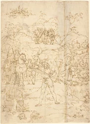 Das Martyrium des heiligen Alexander von Bergamo