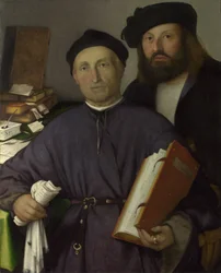 Der Arzt Giovanni Agostino della Torre und sein Sohn Niccolò