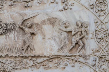 Vertreibung aus Eden (Detail)