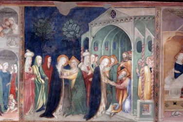 Die Heimsuchung Mariens bei St. Elisabeth und St. Zacharias (Fresko)