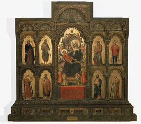 Madonna und Kind mit Heiligen