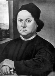 Porträt von Andrea del Verrocchio von Lorenzo di Credi. Um 1485. Uffizien, Florenz