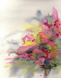Lebendiges abstraktes Aquarell