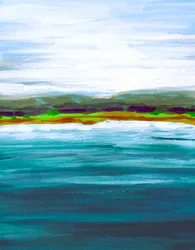 Lebendiger Seehorizont