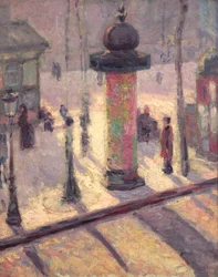 Kiosk am Boulevard Clichy, 1886-7