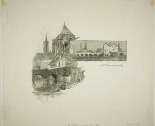 Moret: die Holz-Mühle