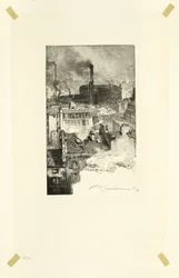 Quartier des Gobelins, Tafel 20 aus Le Long de la Seine et des Boulevards