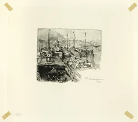 Villette Dock, Platte fünf aus Le Long de la Seine et des Boulevards