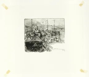 Villette Dock, Platte fünf aus Le Long de la Seine et des Boulevards