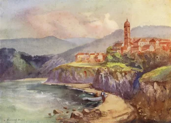 Tirnovo vom Fluss aus